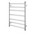 Aquaperla Round Chrome Heated Towel Rail with 7 Bars for Modern Australian Bathrooms