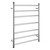Aquaperla 7-Bar Round Chrome Electric Heated Towel Rack for Modern Australian Bathrooms