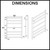 Aquaperla 7 Bar Round Electric Heated Towel Rail Chrome Dimensions Diagram for Australian Bathrooms