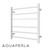 Aquaperla Square Chrome 6-Bar Electric Heated Towel Rail for Modern Australian Bathrooms