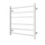 Modern Square 6 Bar Chrome Electric Heated Towel Rail for Australian Bathrooms