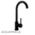 Aquaperla Round Matte Black Standard Kitchen Sink Mixer Tap, Modern Solid Brass Swivel Spout Faucet, Australia wide shipping.