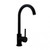 Aquaperla Matte Black Round Kitchen Sink Mixer Tap for modern Australian kitchens.