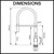 Aquaperla Matte Black Pull Out Kitchen Mixer Tap Dimensions Diagram, Australian Standard Kitchen Sink Faucet