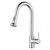 Aquaperla Round Chrome Pull Out Spray Kitchen Sink Mixer Tap on a white background, highlighting its contemporary Australian design and polished chrome finish.