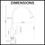 Aquaperla Round Chrome Pull Out Spray Kitchen Sink Mixer Tap Technical Dimensions Diagram Australia