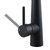 Aquaperla Round Matte Black Pull Out Kitchen Mixer Tap for modern Australian kitchens.