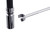 Modern Aquaperla Round Chrome Kitchen Sink Mixer Tap with Black Silicone Swivel Spout available at Renovator Store Australia