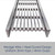 Narrow minimalist wedge wire grate with 4mm gaps for linear shower drains in Australian bathrooms.