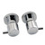 Side profile of Aquaperla Echo Round Chrome Shower Wall Taps, showing the minimalist lever design and polished finish, available in Australia for modern bathroom renovations.