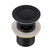 Aquaperla 32/40mm Solid Brass Basin Pop Up Waste with Overflow in Matte Black finish for modern Australian bathrooms.