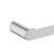 Modern brushed nickel toilet paper holder with round wall mount and open-ended design for easy roll changes, ideal for contemporary Australian bathrooms.