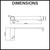 Rushy Brushed Nickel Toilet Paper Holder Dimensions Diagram for Australian Bathrooms