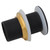 Matte Black Solid Brass 32mm and 40mm Basin Pop Up Waste Without Overflow for Australian Bathrooms