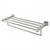 Modern wall-mounted 600mm polished chrome towel rack for Australian bathrooms.