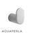 Modern Rushy Chrome Round Robe and Towel Hook, Stylish Bathroom Accessory Available in Australia