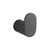 Rushy Gun Metal Grey Round Robe and Towel Hook, Modern Bathroom Accessory available at Renovator Store Australia.
