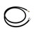 Aquaperla matte black 1.5m braided nylon and EPDM rubber replacement pull out kitchen tap hose for Australian modern sinks.