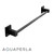 Aquaperla Durable Matte Black Wall Mounted Single Bar Towel Rail, Bathroom Accessories Australia