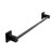 Modern Chrome Single Square Bar Towel Rail for Contemporary Bathrooms - Australia