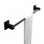 Aquaperla Blaze Matte Black Single Towel Rail 600mm Wall Mounted Bathroom Accessory Australia