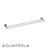 Aquaperla 800mm Chrome Single Towel Rail - Modern Wall Mounted Bathroom Accessory Australia