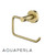 Aquaperla Brushed Gold Toilet Roll Holder for Modern Bathrooms Australia