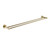 Modern brushed gold wall mounted bathroom towel rack and drying rack for luxury bathrooms in Australia.
