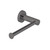 Modern Gunmetal Grey Wall Mounted Toilet Paper Holder for Bathroom Renovations Australia