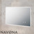 Navona Frameless Rectangle LED Illuminated Bathroom Mirror 1200mmx800mm with 3-Colour Dimmable Lighting and Defogger for Modern Australian Homes