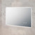 Frameless rectangular LED bathroom mirror with integrated lighting and anti-fog technology, 1200mm x 800mm, available at Renovator Store Australia.