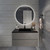 Lumixe Circo S Round Frameless Backlit LED Bathroom Mirror with 3-Colour Dimming and Defogger, available at Renovator Store Australia.