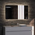 Lumixe Asta B 1500mm Frameless Rectangular LED Illuminated Bathroom Mirror with Bluetooth Speakers and Backlit Design in Australia