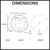 Lumixe Circo S 900mm Round Frameless Backlit LED Bathroom Mirror with Touch Sensor and Demister in Australia