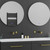 Lumixe Circo S Round Frameless LED Backlit Bathroom Mirror with Touch Sensor and Defogger, 900mm Diameter, Australia