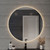 Lumixe Circo S Round Frameless LED Illuminated Bathroom Mirror with touch sensor and anti-fog technology for modern Australian bathrooms.