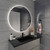 Lumixe Circo S Round Frameless LED Illuminated Bathroom Mirror with Touch Sensor and Backlit Design available at Renovator Store Australia.