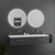 Lumixe Circo S 700mm round frameless LED backlit bathroom mirror available at Renovator Store Australia.