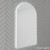 Aura Collection Frameless Rectangular LED Bathroom Mirror with Cool White Frost Lighting for Australian Homes