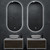 Lumixe Orvis S Oval Frameless LED Illuminated Mirror, modern pill-shape backlit bathroom mirror available in Australia.