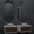 Lumixe Orvis S Oval Frameless LED Backlit Bathroom Mirror with Touch Sensor and Defogger, Renovator Store Australia