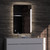 Lumixe Asta S Frameless Rectangle LED Illuminated Bathroom Mirror with Backlit Lighting and Touch Sensor, 900mm x 700mm, Australia