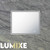 Lumixe Lume S 1200mm frameless rectangular LED bathroom mirror with frosted border and dual front and back lighting available at Renovator Store Australia.
