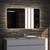 Lumixe Asta S 1500mm Rectangular Frameless LED Illuminated Bathroom Mirror with adjustable light settings and built-in defogger in Australia.