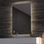 Lumixe Asta B Frameless Rectangular LED Illuminated Bathroom Mirror with Bluetooth Speakers and Touch Sensor, 750mm x 600mm, Australia.