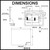 Technical dimensions diagram for the Lumixe Asta B LED Bluetooth bathroom mirror, measuring 750mm x 600mm, showing width, height, and depth specifications for Australian home renovations.
