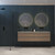 Euro Mirror Fless Luxury LED Illuminated Round Frameless Bathroom Mirror in a modern Australian home setting.