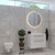 Modern Euro Mirror Fless round LED illuminated frameless bathroom wall mirror with anti-fog technology for luxury Australian homes.