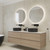 Luxury Round LED Bathroom Mirror with Backlit Illumination and Frameless Design for Modern Australian Homes
