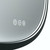 Euro Mirror Olek 900mm Black Round LED Illuminated Bathroom Mirror with Touch Sensor and Defogger - Melbourne, Australia